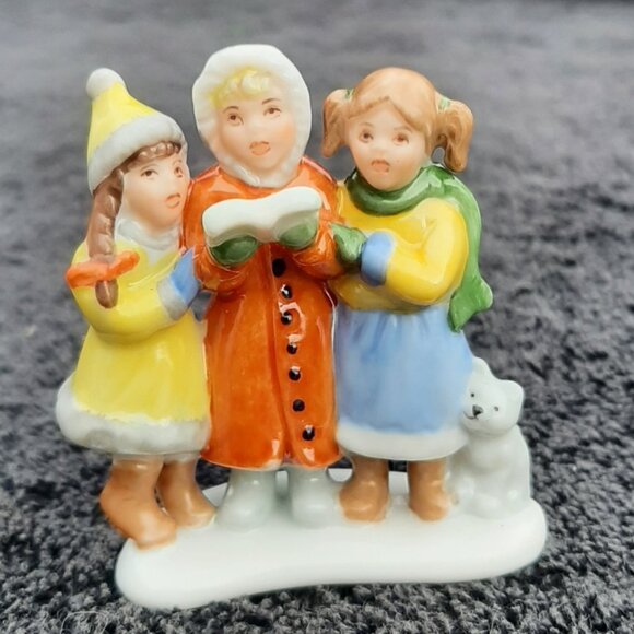 Hutschenreuther Porcelain Christmas 2.5" Figure Carolers Advent Singers - Picture 4 of 8